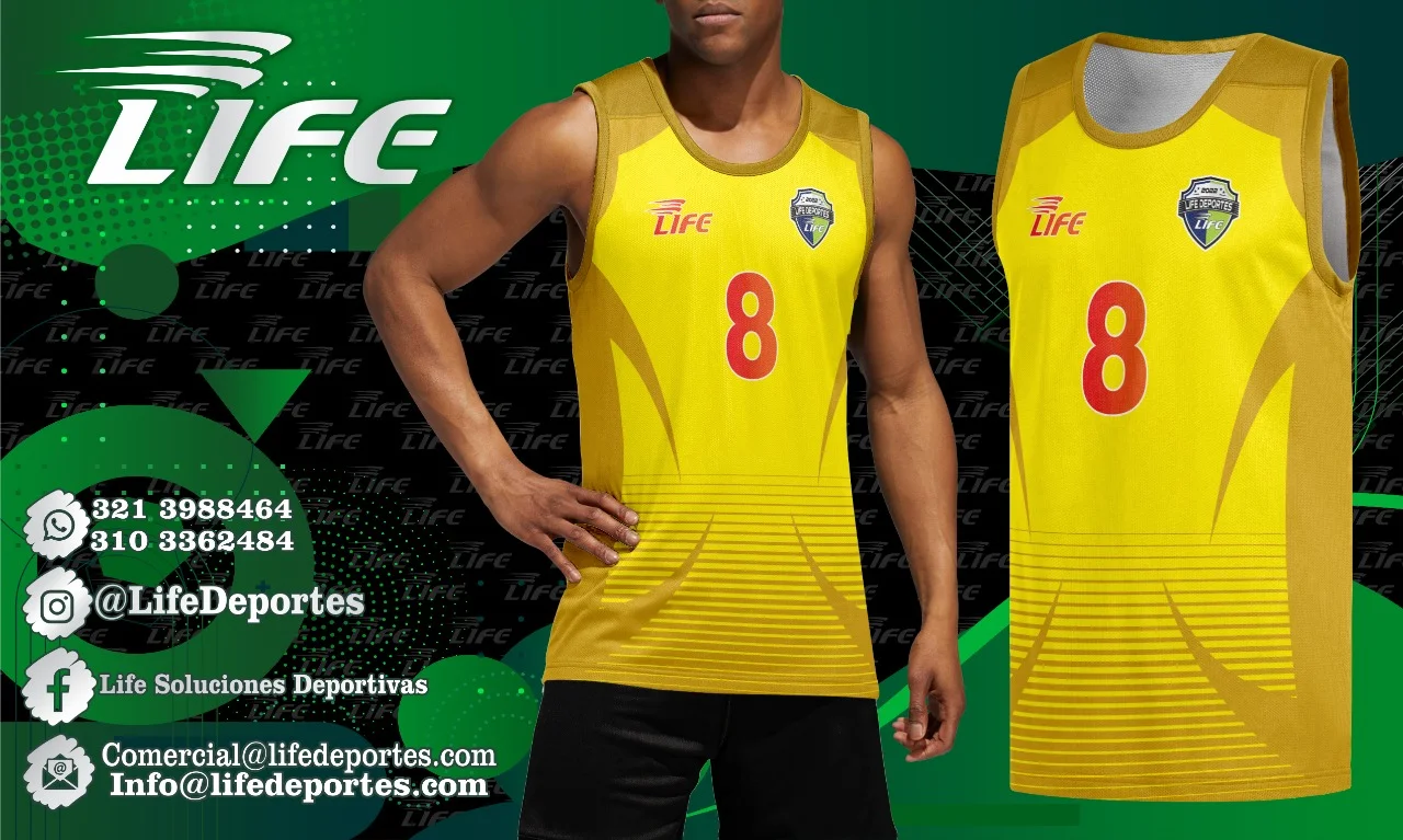 Diseñar uniformes de voleibol personalizados online Colombia