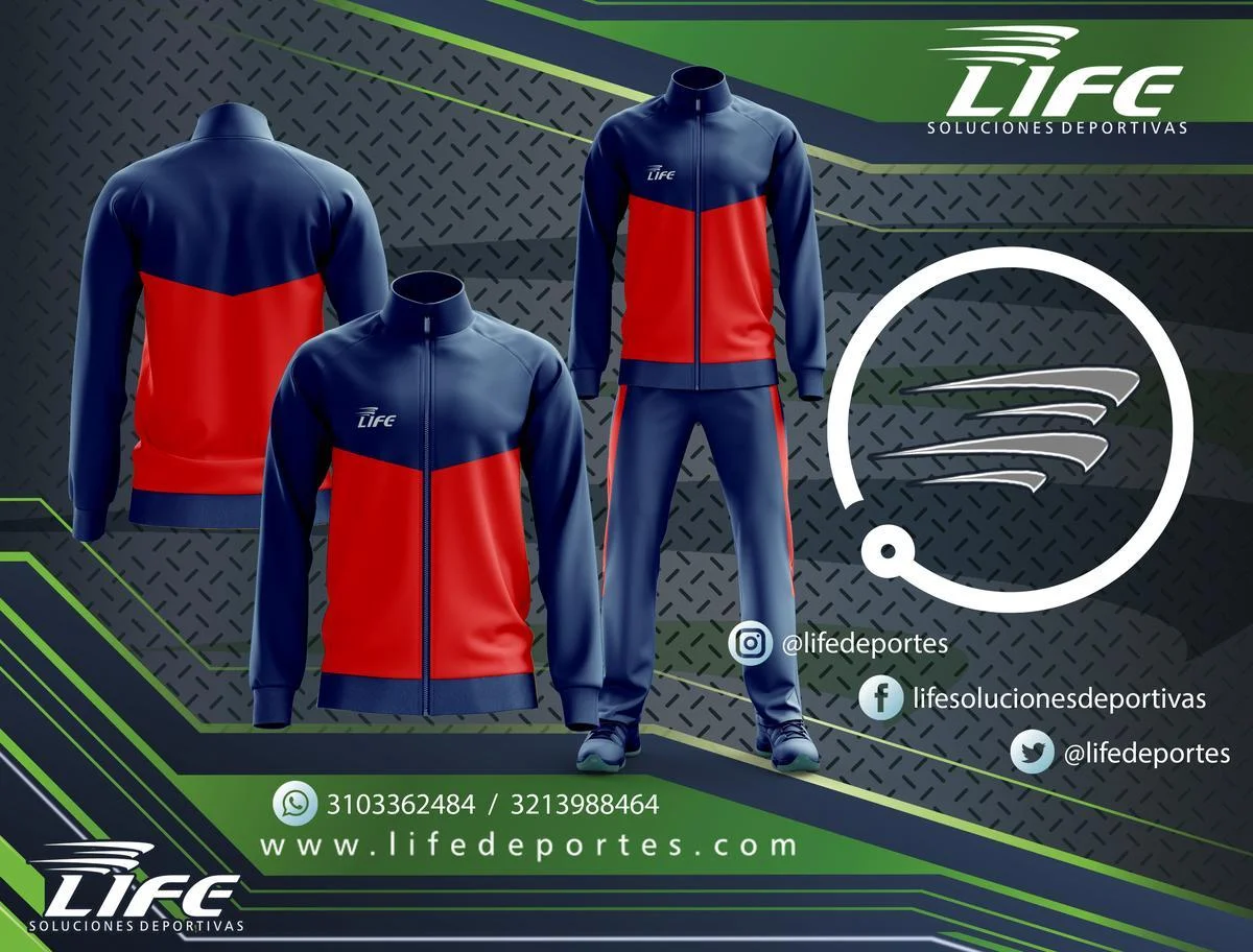 Sudaderas deportivas personalizadas con sublimación