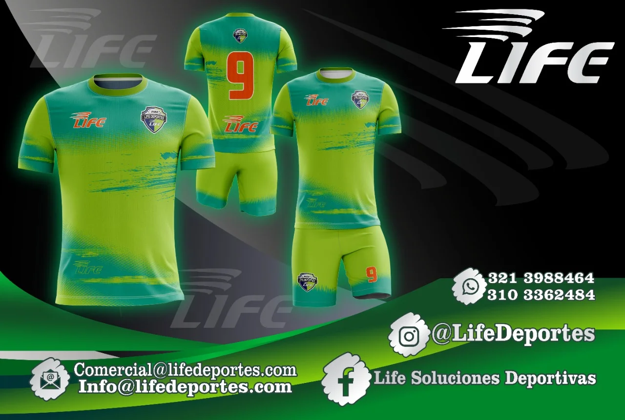 Uniformes de fútbol personalizados Bogotá 7 de Agosto