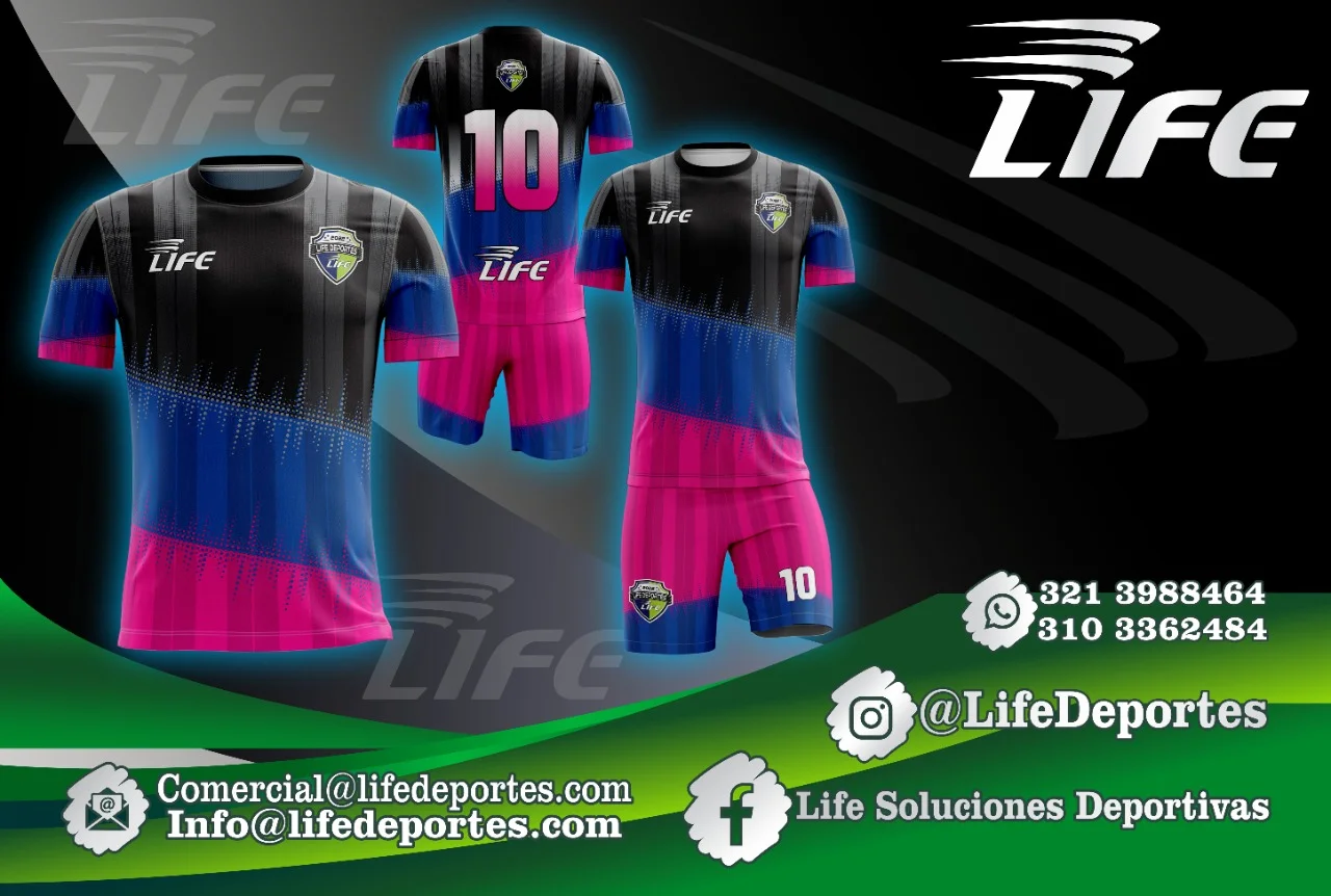 Uniformes de fútbol personalizados Medellín Colombia