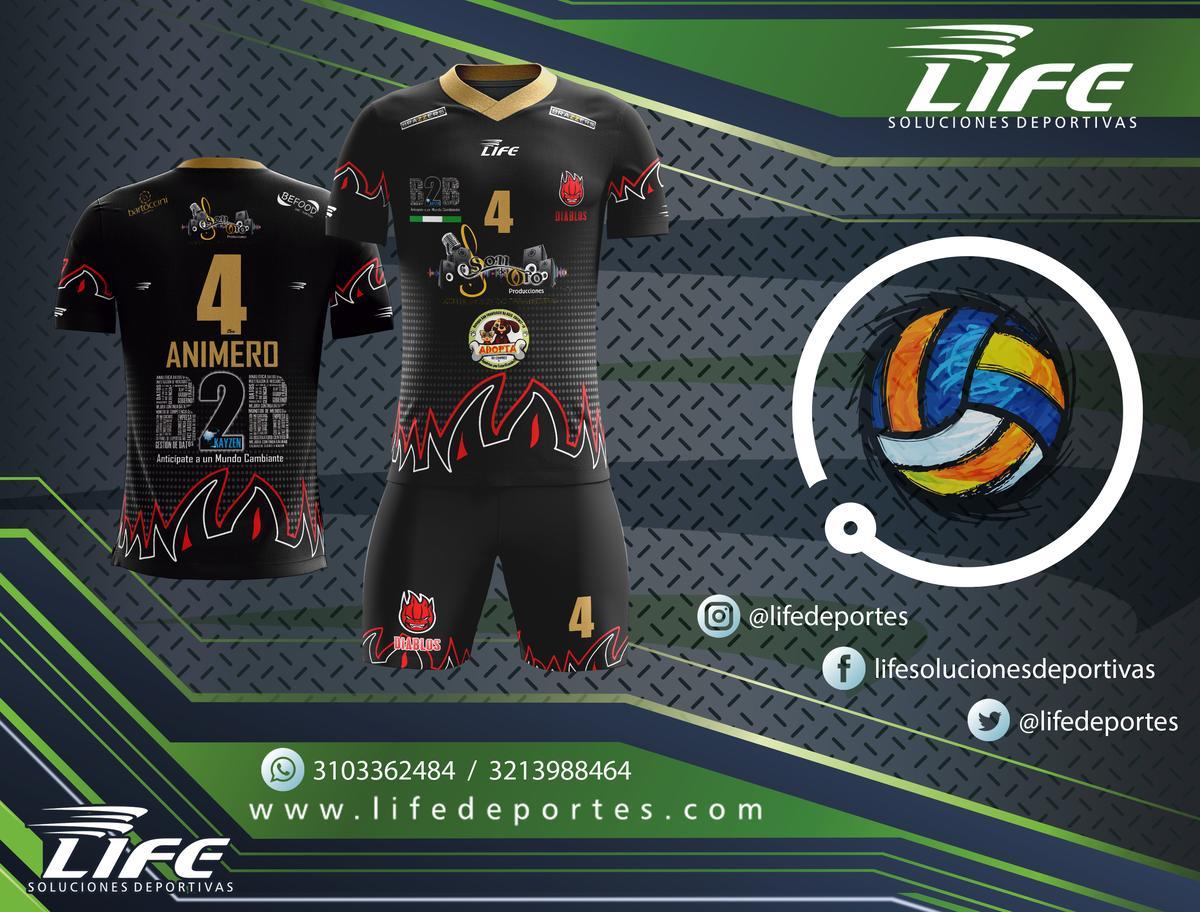 Uniformes de voleibol masculino