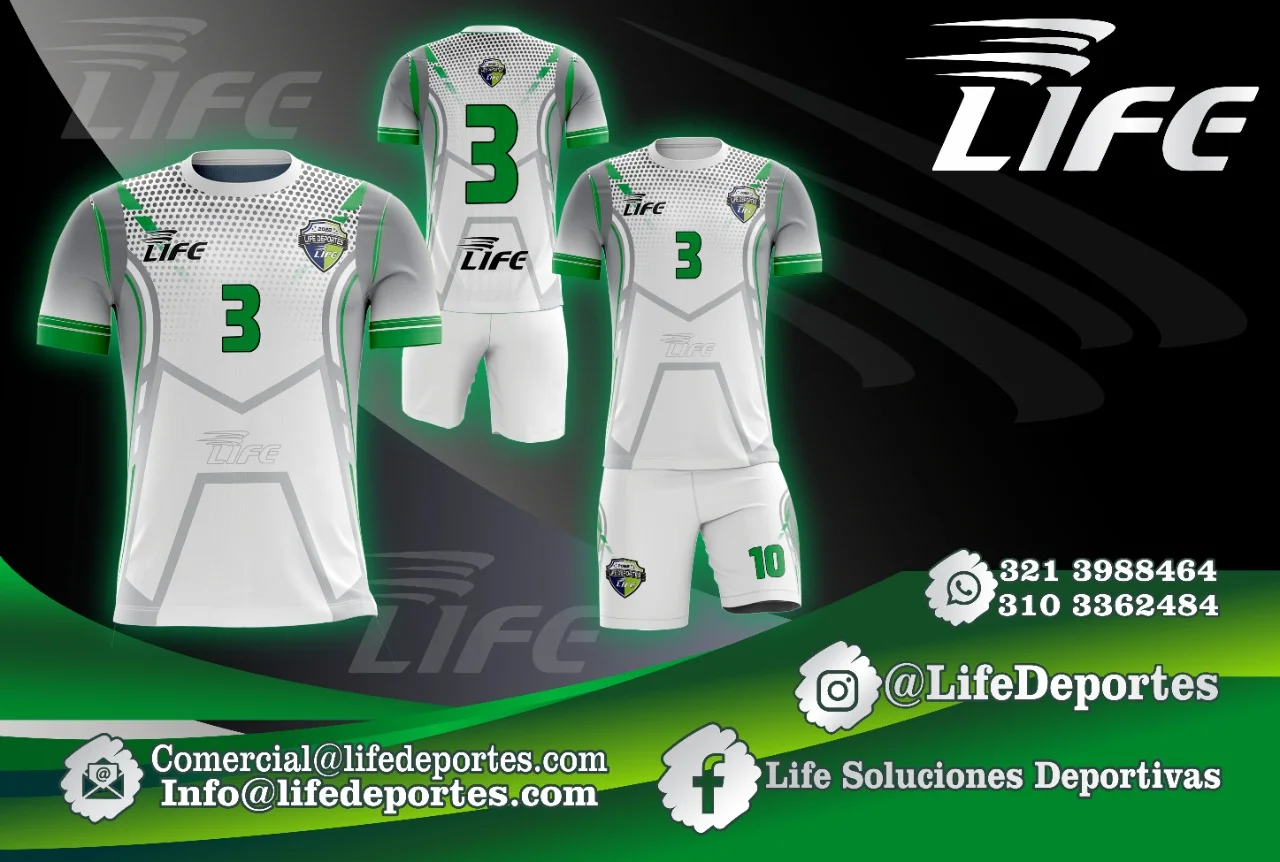 Diseño de uniforme de fútbol personalizado con sublimación